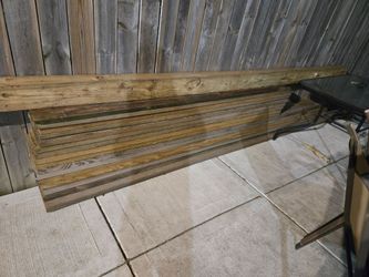 Pressure treated wood