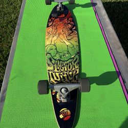 Awesome Rasta Longboard Skateboard 