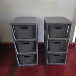 Stackable Tower drawers storage bins organization woven stackable Made in Poland