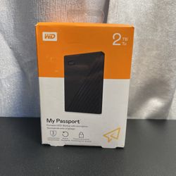 WD My Passport 2TB Portable External Hard Disk Drive Storage HDD for Windows PC