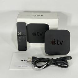 Apple TV 4K HD 32GB Media Streamer A1842 MQD22LL/A With Apple SIRI Remote
