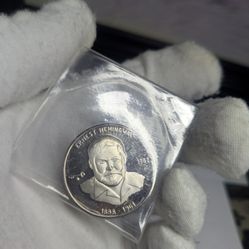 5 Pesos 1982 Cuba Hemingway PF