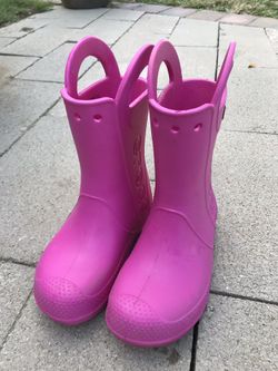 Crocs rain boots