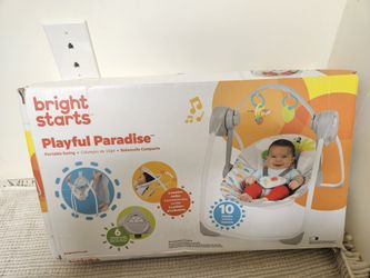 Bright Starts Playful Paradise Portable Baby Swing – NEW & UNOPENED