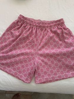 Bravest studios GG Monogram Pink Shorts