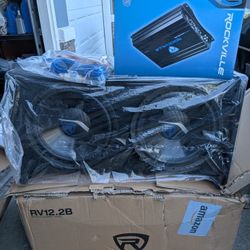 NEW 12inch Bass Package. Rockville. $200 Or Best Offer 