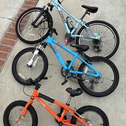 Kids bikes: Cleary, Diamondback, Trek