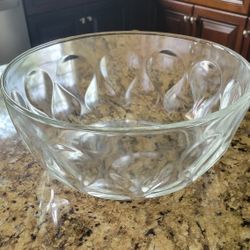 10" Glass Serving Bowl Mixing Bowl