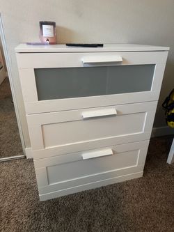 White dresser