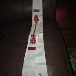 Vintage BOY SCOUT ORDER OF THE ARROW SASH 1960’s Honor Society Snap Closure Nice