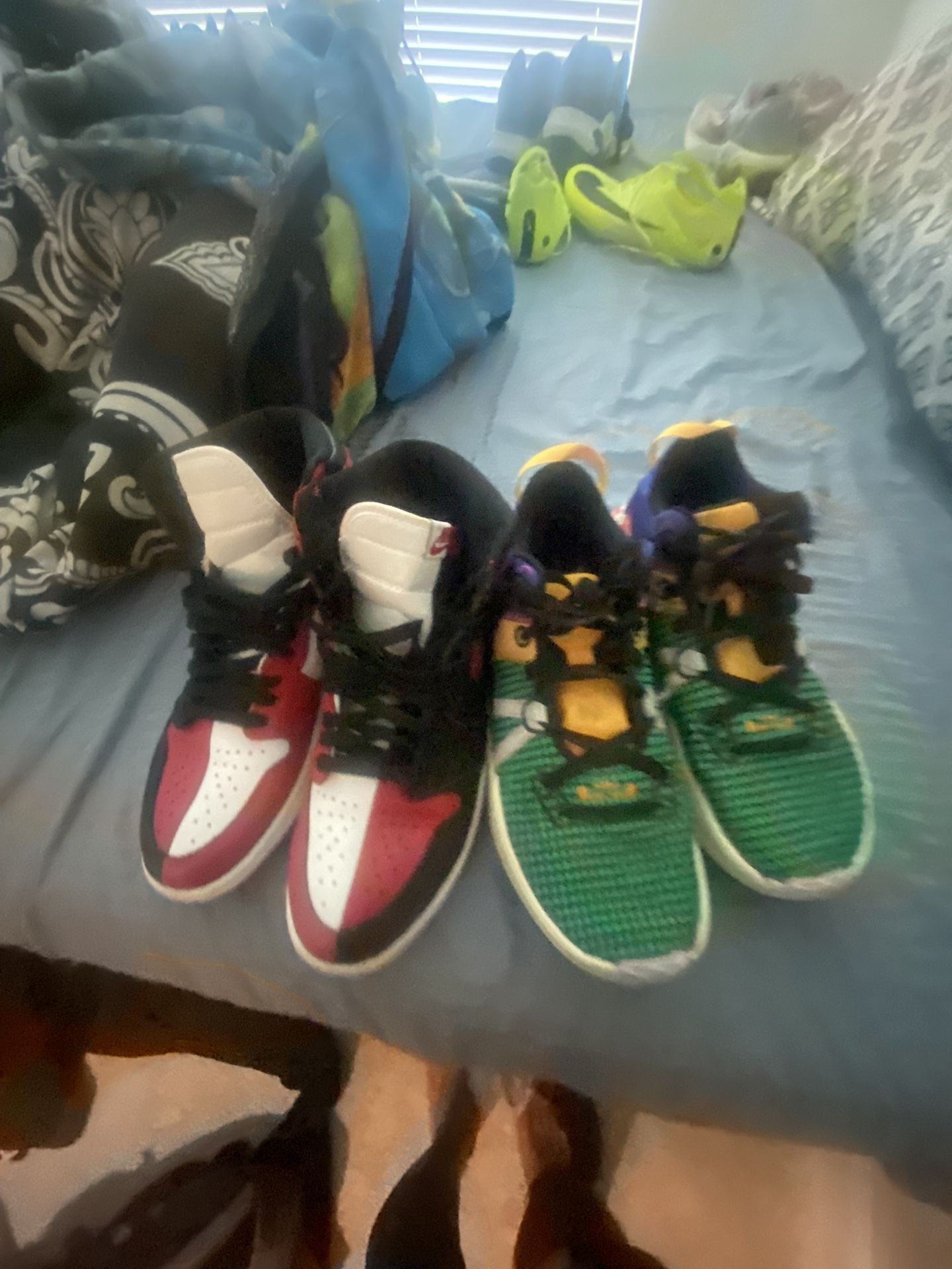 jordan 1’s and lebron 10’s