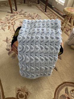 Hand Knitted Baby Blankets 
