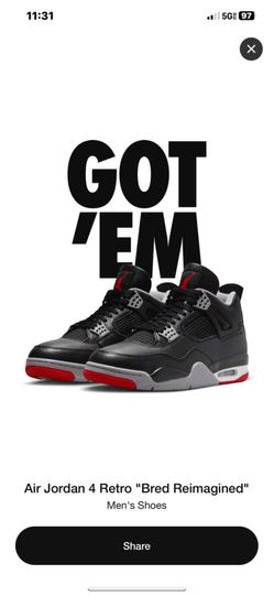 Jordan 4 Bred Reimagined 