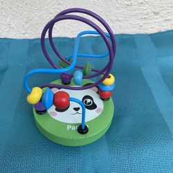 Wooden Mini Puzzle Colorful Beads Toy