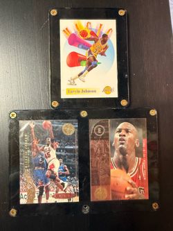 Michael Jordan and Magic Johnson Sports Cards