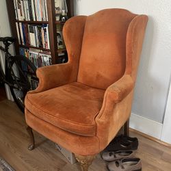Vintage Orange Armchair