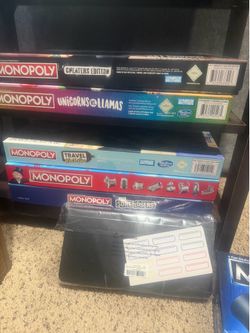 Lot of monopoly games