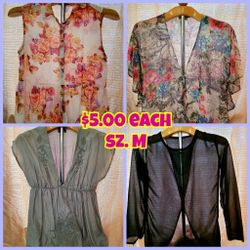 Blouses $5.00!!