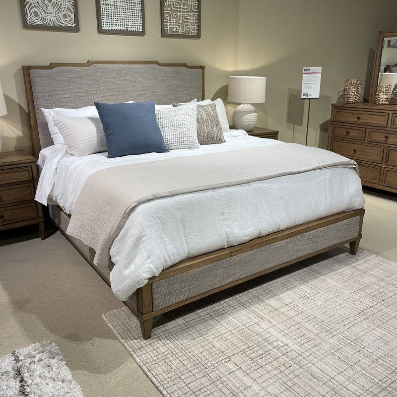 Brown Queen Bed+9-drawer Dresser+3-drawer Nightstand / 3-piece SET