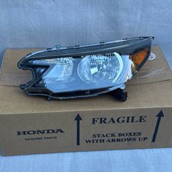 2012-2014 Honda CRV Left Drivers Side Halogen Headlight OEM New
