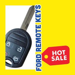 Ford remote keys cut and programmed