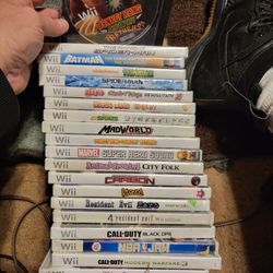 Nintendo Wii Games All Different Prices.  Message For Specifics