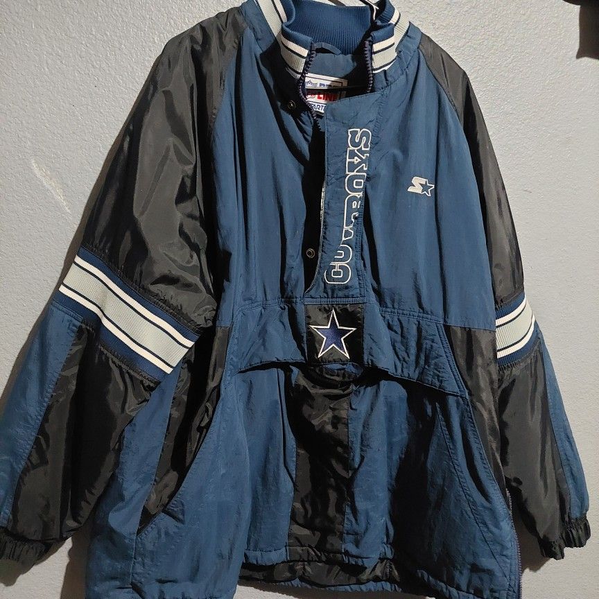 Vtg 90's Dallas Cowboys Pro Line Starter Jacket 2XL