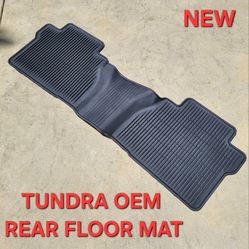 Toyota Tundra Rear Floor Mat All Weather