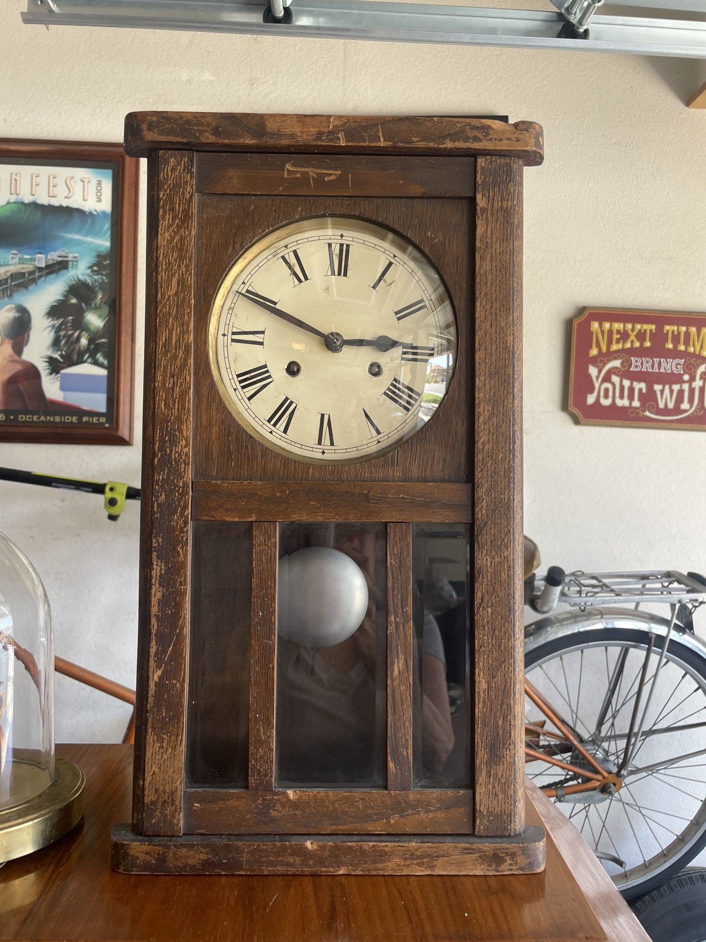 Vintage Doldania German Wall Clock