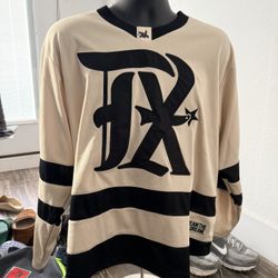 Texas Rangers Dallas Stars Theme Night City Connect Hockey Sweater - Adult Small