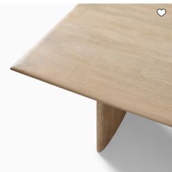 West Elm Dining Table Seats 6 ( Anton Cerused White)