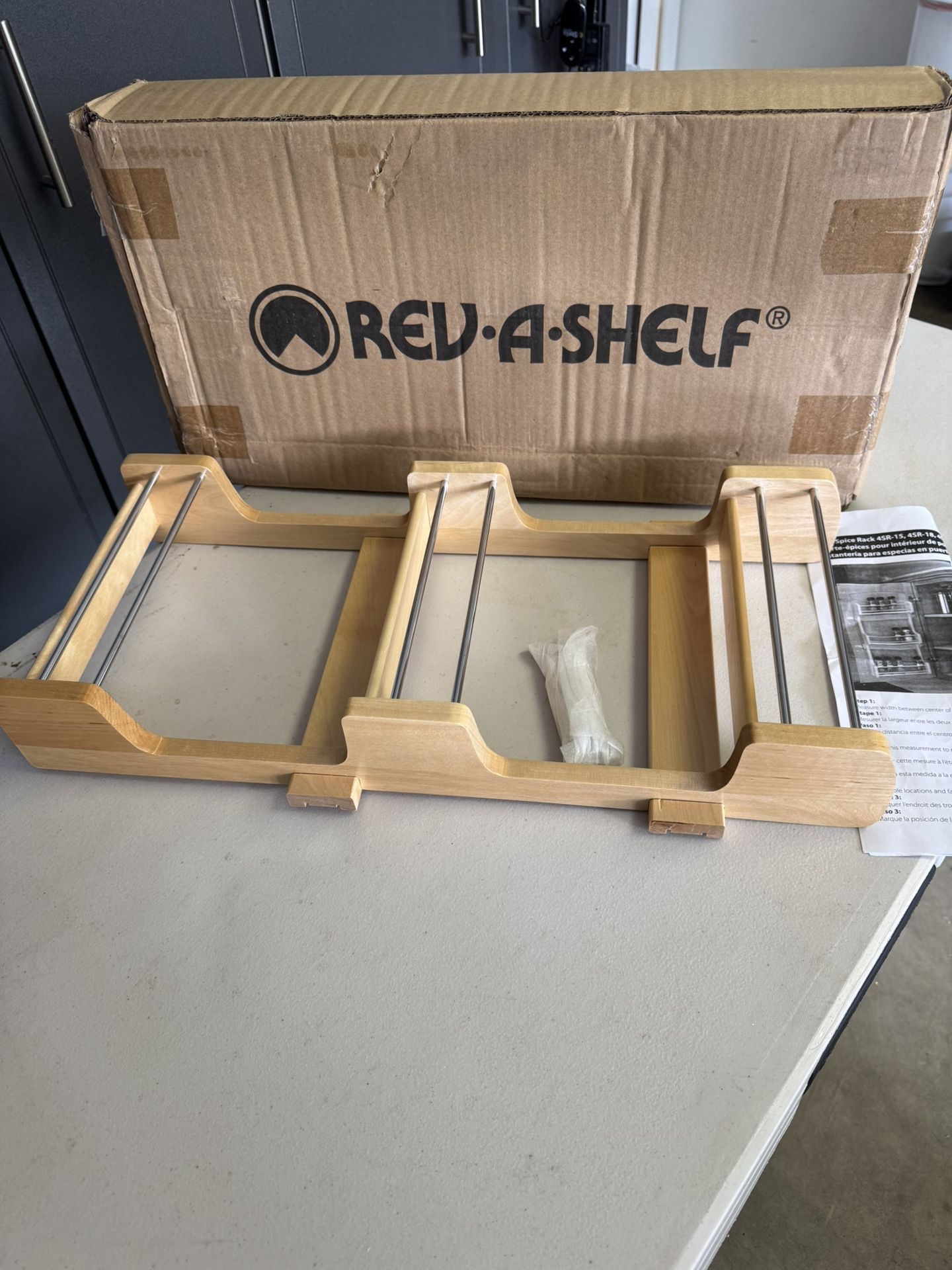 Rev A Shelf 15” 3 Tier Spice Wrack