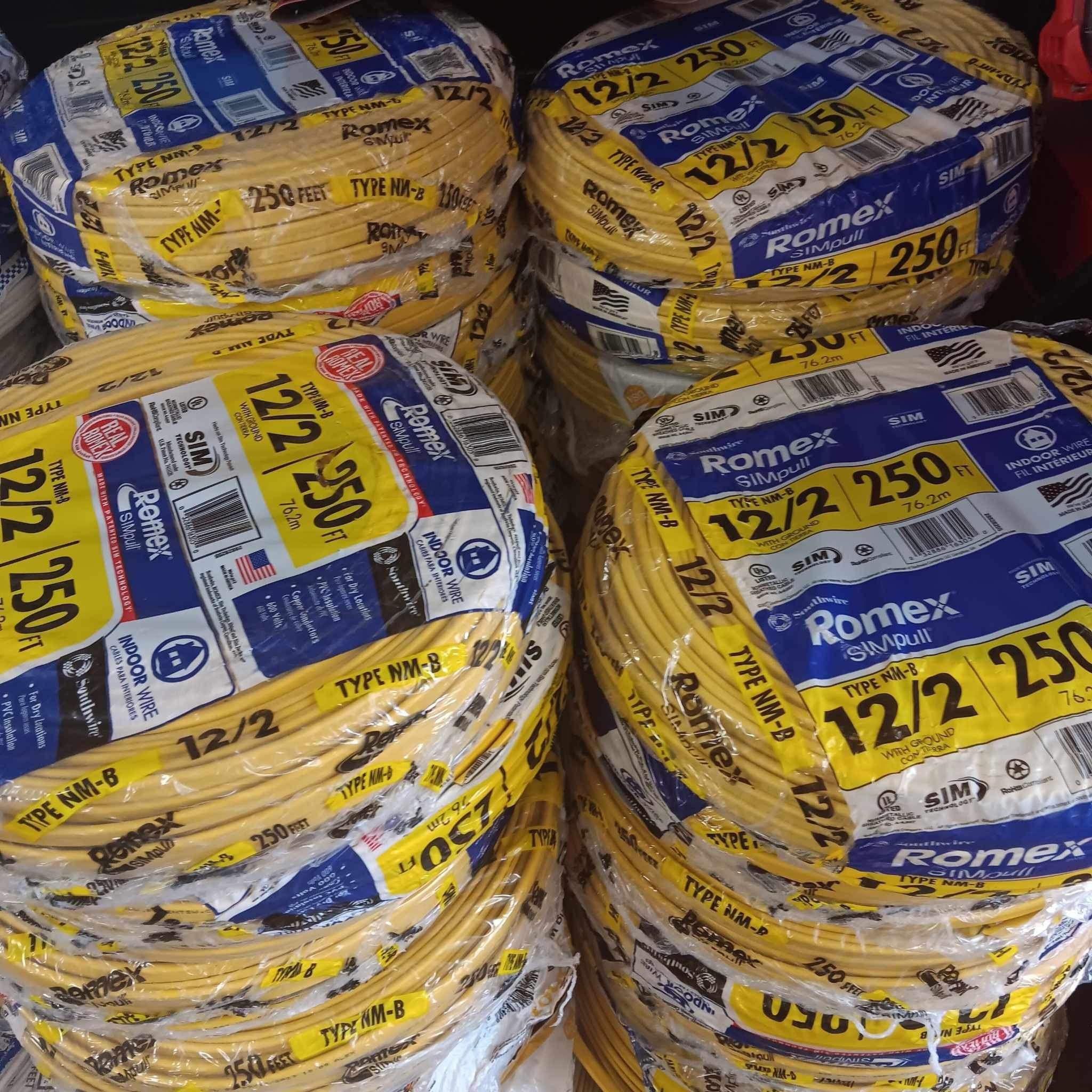 New Romex Wire 12/2 250ft