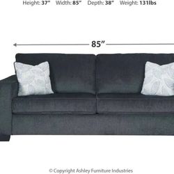 Grey Couch For Sale (Like New )