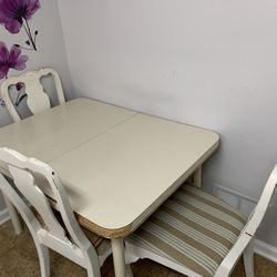 Retro Metal Table W Chairs