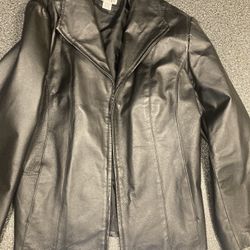 LEATHER JACKET EAST 5 GENUINE EXTRA LARGE $120.00 LOKE NEW