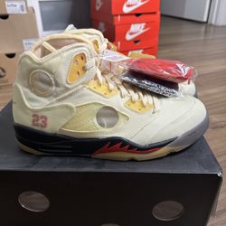 Jordan 5 Off White - Sail - 10.5 - DS 
