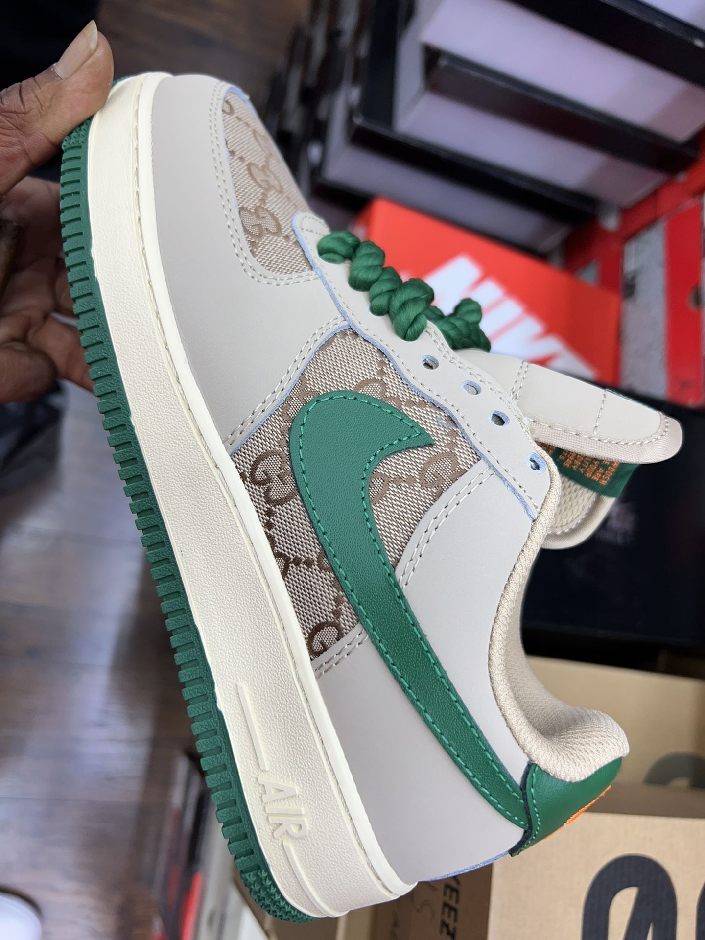 Dior x Air Force I | Money Green