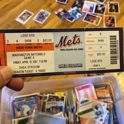 Ticket Stub From Mets Game 2007