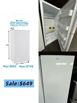 🔥 SUPER SALE! Brand New Midea 21.0 Cu. Ft. Upright Freezer 🔥