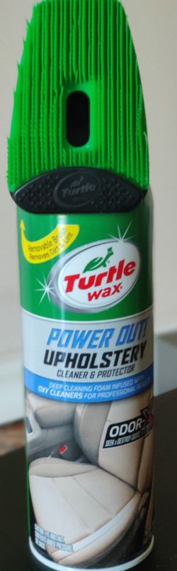 New Turtle Wax Power Out Upholstery Cleaner & Protector