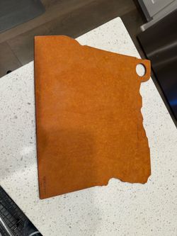 Oregon shaped wooden cutting board