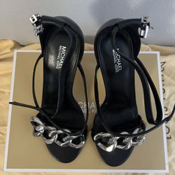 Scarlett Chain Link Leather Sandal 