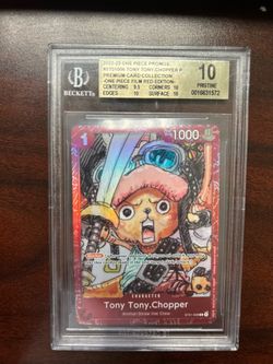 One Piece Card Tony Tony Chopper BGS PRISTINE 10 👑
