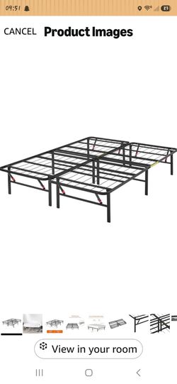 Full size metal bedframe
