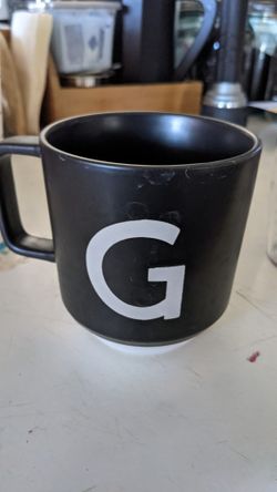 G Letter mug