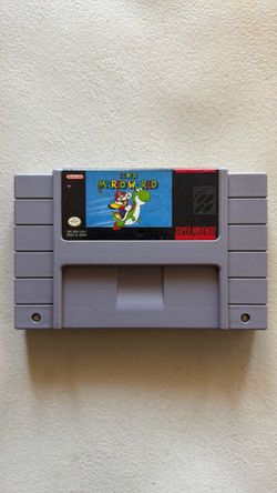 Super Mario World SNES Cartridge