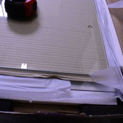 A000260A 11x62 inc. Tempered Glass 2 pieces