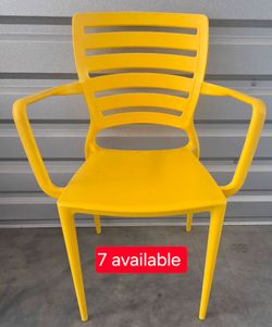 Yellow Polypropylene Chairs