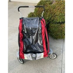 Chariot Cougar 2 Bike Trailer/Stroller (2 Sear) RED